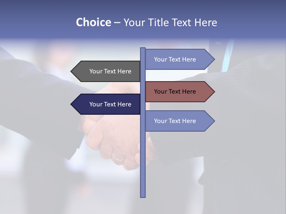 Male Agreement Success PowerPoint Template