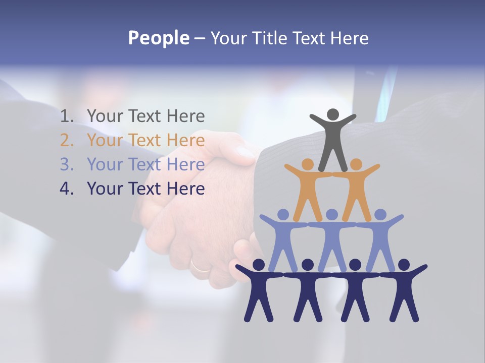 Male Agreement Success PowerPoint Template