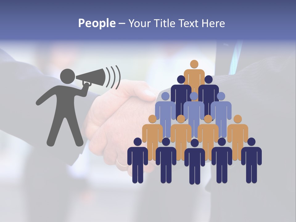 Male Agreement Success PowerPoint Template