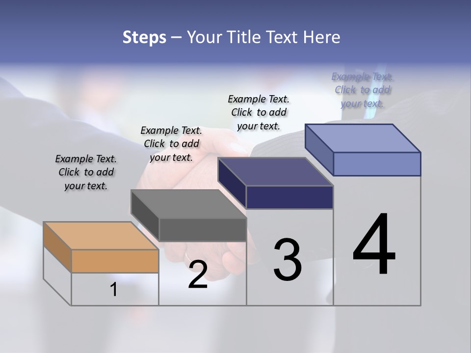 Male Agreement Success PowerPoint Template