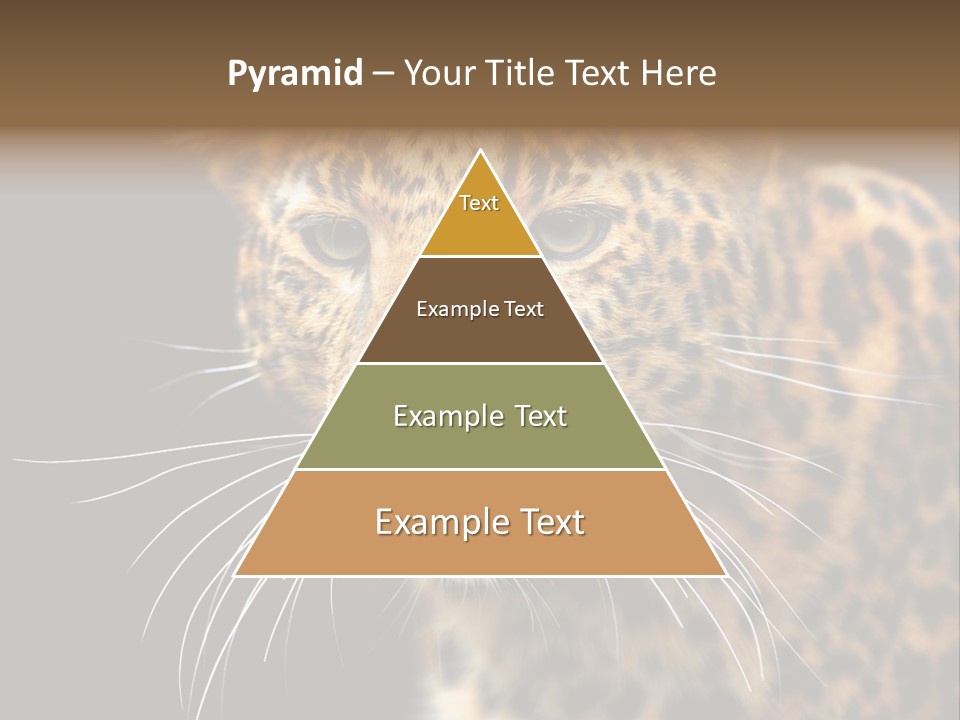 Wilderness Leopard Yellow PowerPoint Template