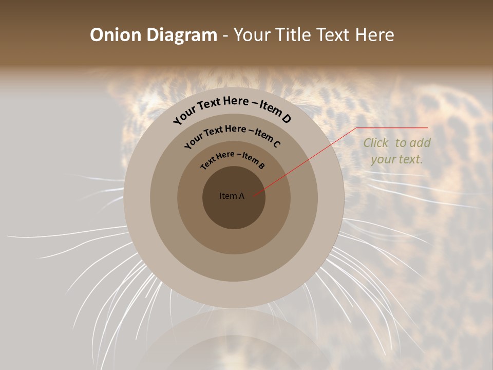Wilderness Leopard Yellow PowerPoint Template
