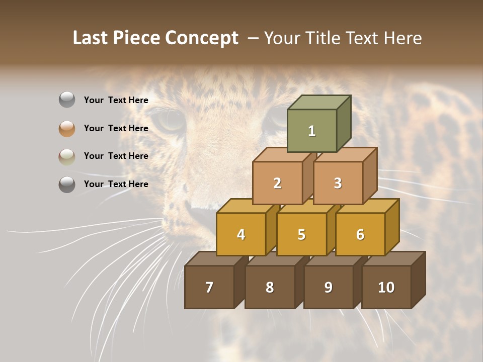 Wilderness Leopard Yellow PowerPoint Template