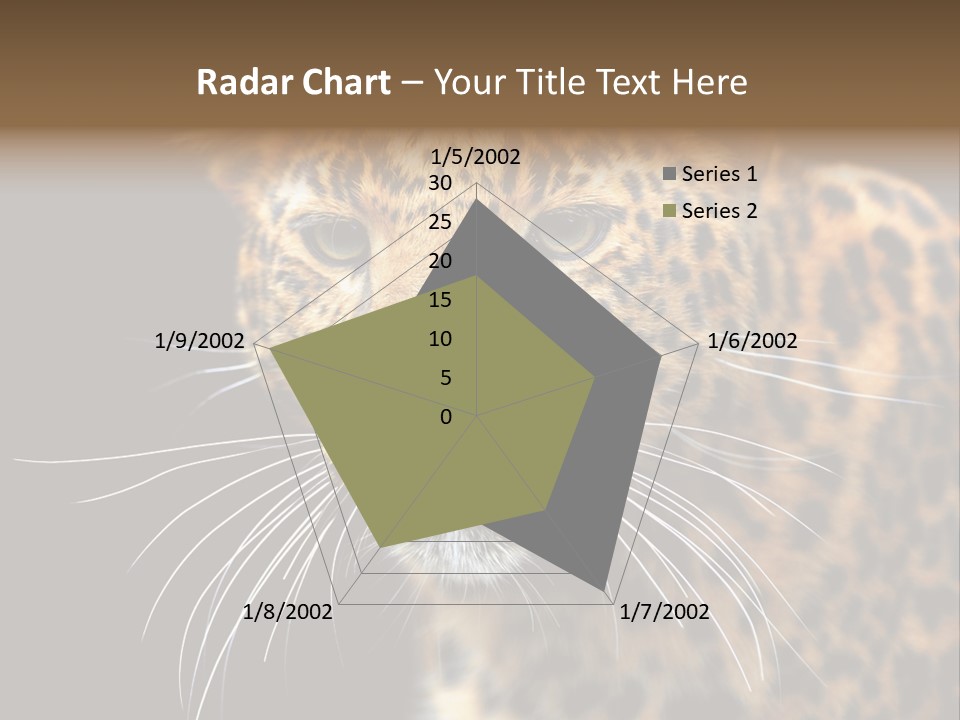 Wilderness Leopard Yellow PowerPoint Template