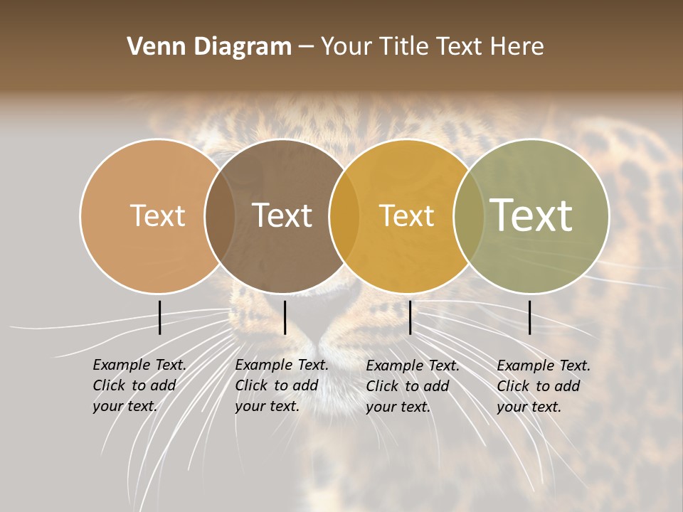 Wilderness Leopard Yellow PowerPoint Template