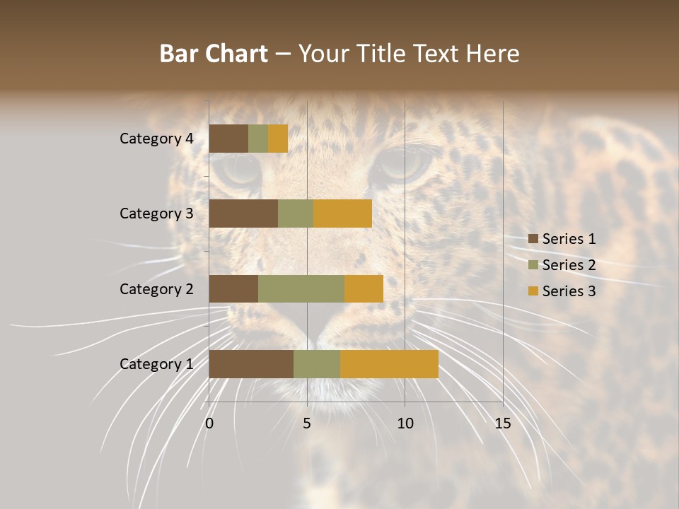 Wilderness Leopard Yellow PowerPoint Template