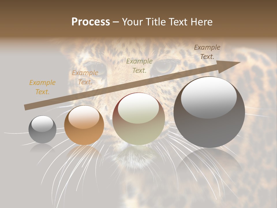 Wilderness Leopard Yellow PowerPoint Template