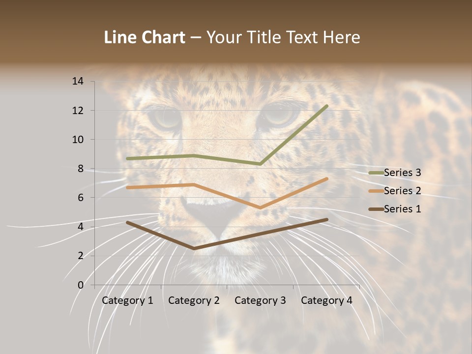 Wilderness Leopard Yellow PowerPoint Template