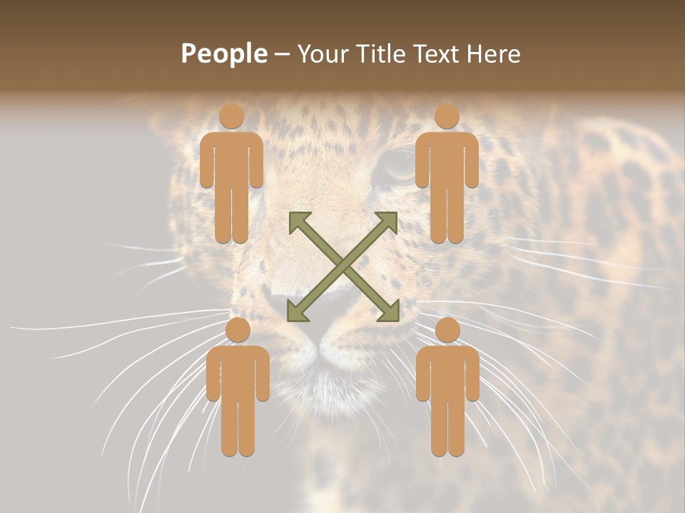 Wilderness Leopard Yellow PowerPoint Template