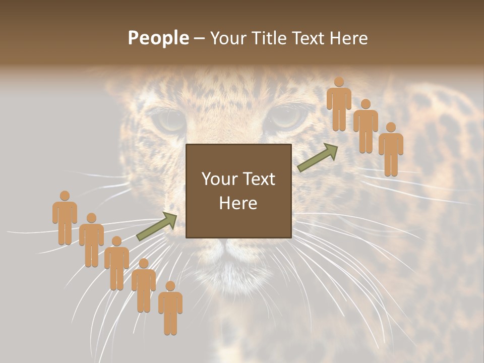 Wilderness Leopard Yellow PowerPoint Template