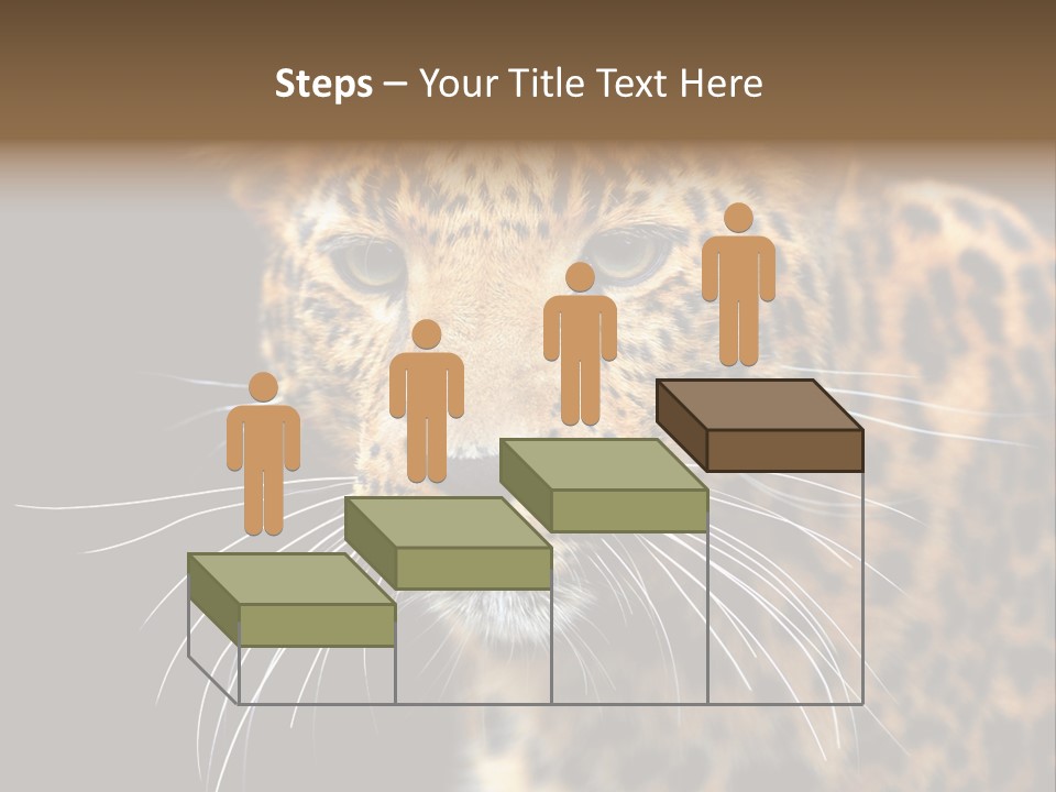 Wilderness Leopard Yellow PowerPoint Template