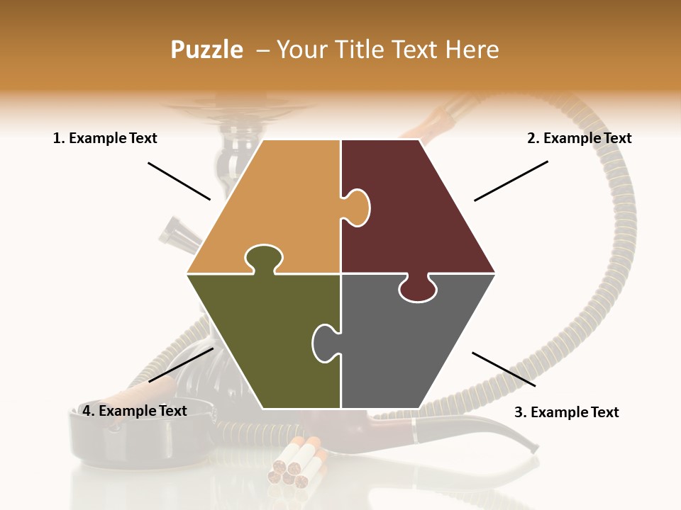 Silver Tube Dependence PowerPoint Template
