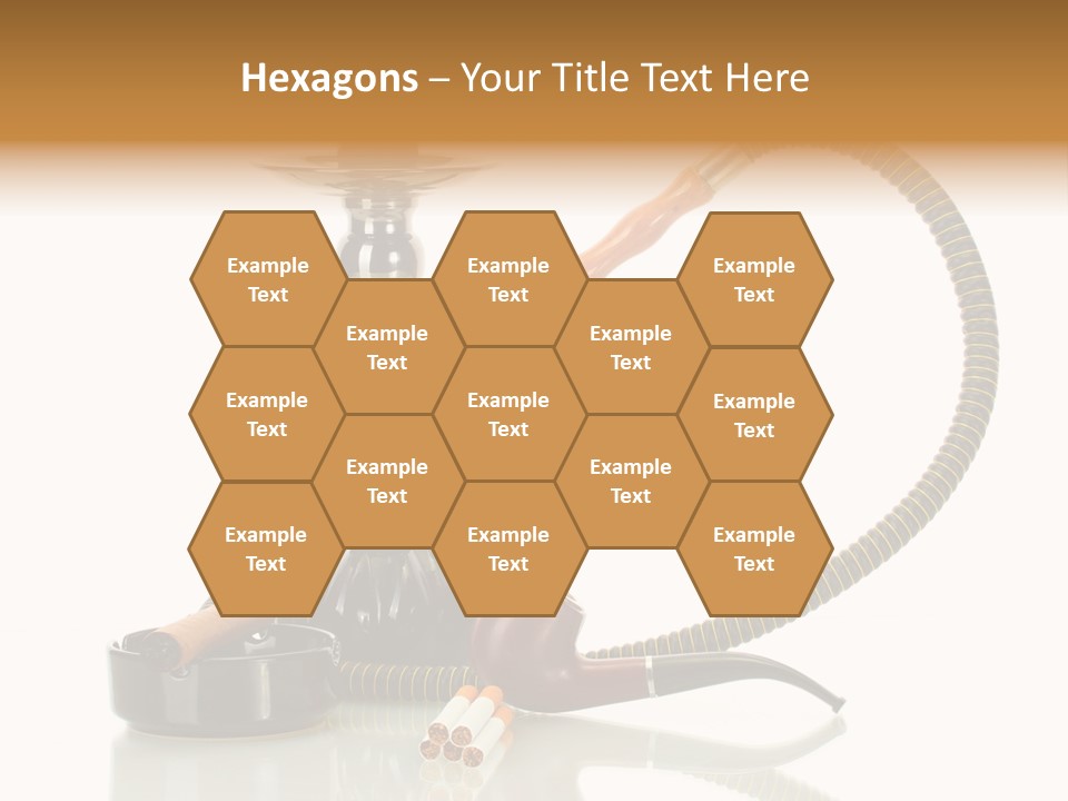 Silver Tube Dependence PowerPoint Template