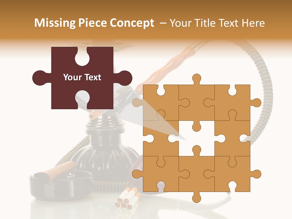 Silver Tube Dependence PowerPoint Template