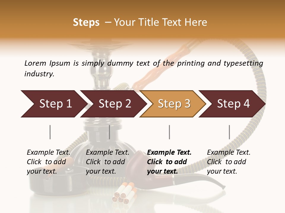 Silver Tube Dependence PowerPoint Template