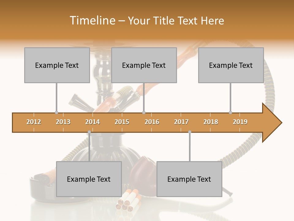 Silver Tube Dependence PowerPoint Template
