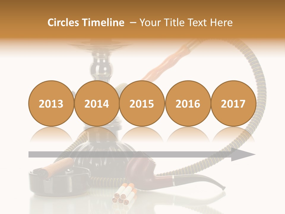 Silver Tube Dependence PowerPoint Template