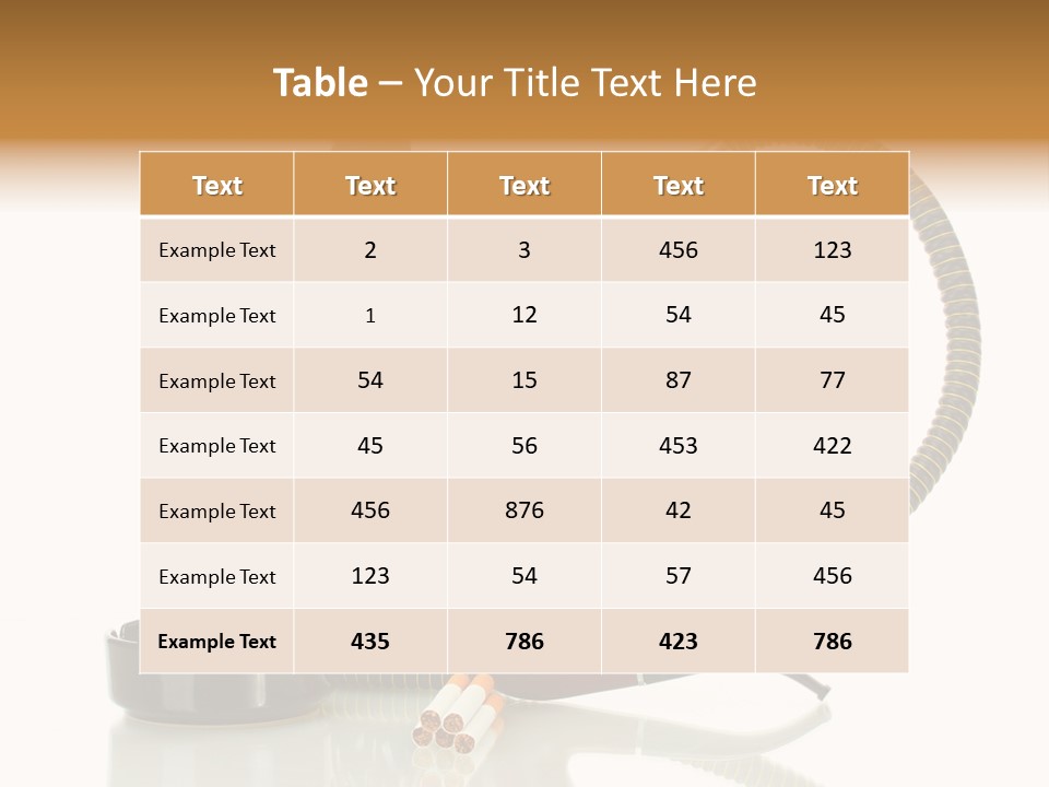 Silver Tube Dependence PowerPoint Template