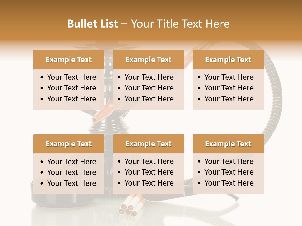 Silver Tube Dependence PowerPoint Template