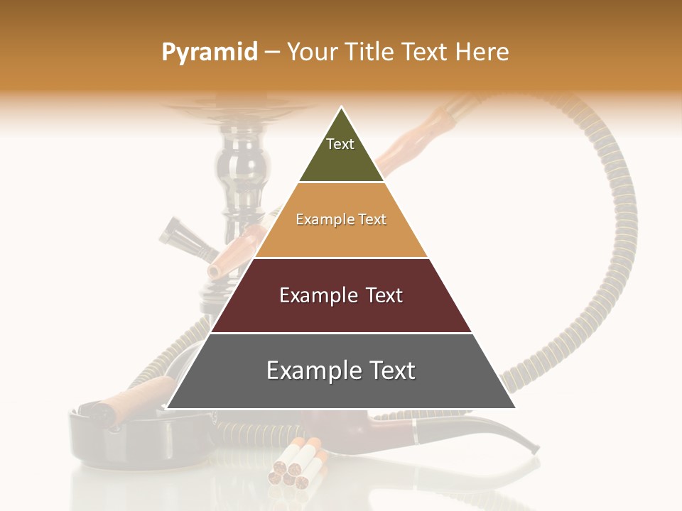 Silver Tube Dependence PowerPoint Template