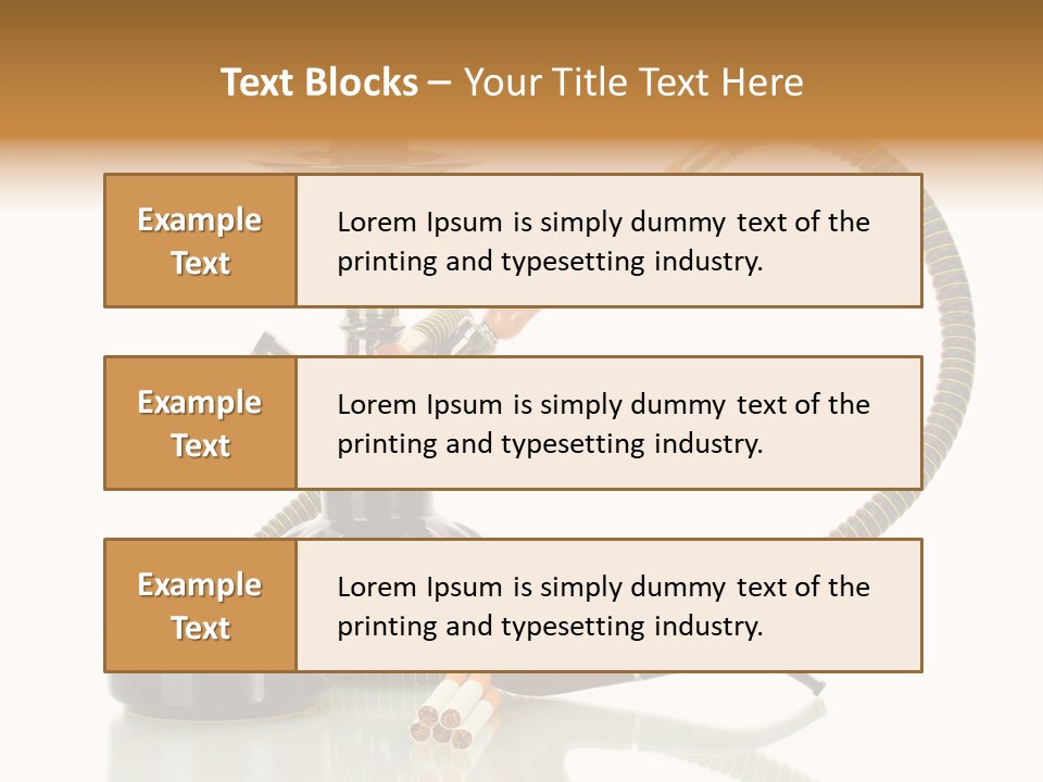 Silver Tube Dependence PowerPoint Template