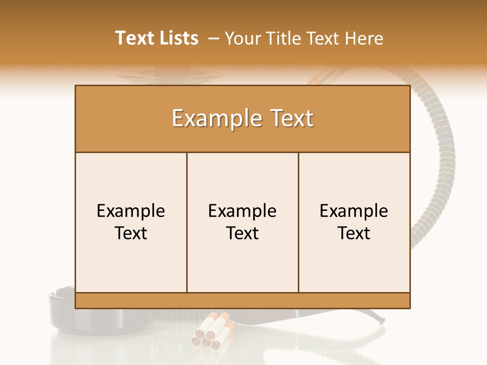 Silver Tube Dependence PowerPoint Template