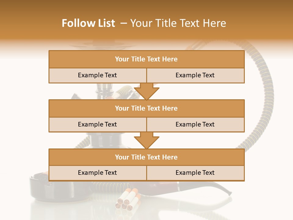 Silver Tube Dependence PowerPoint Template