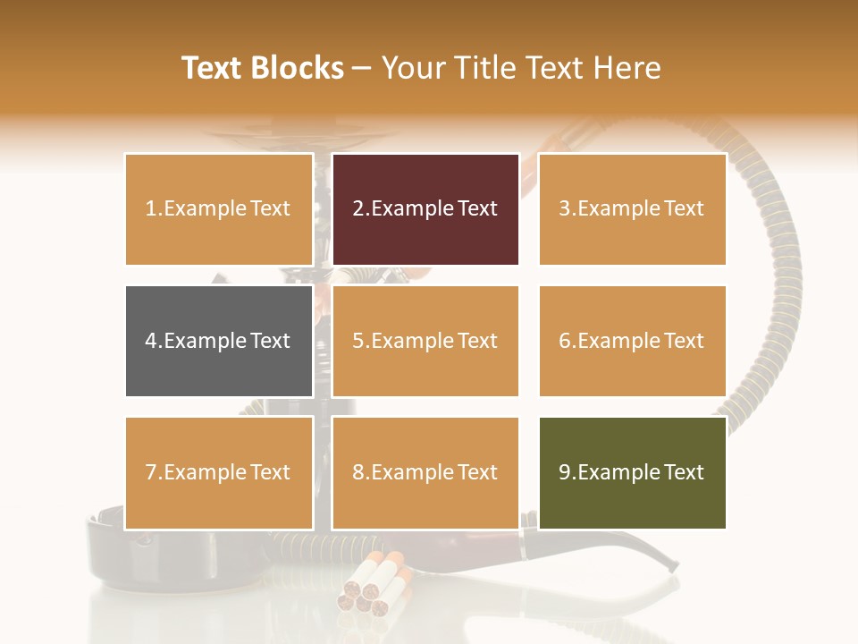 Silver Tube Dependence PowerPoint Template