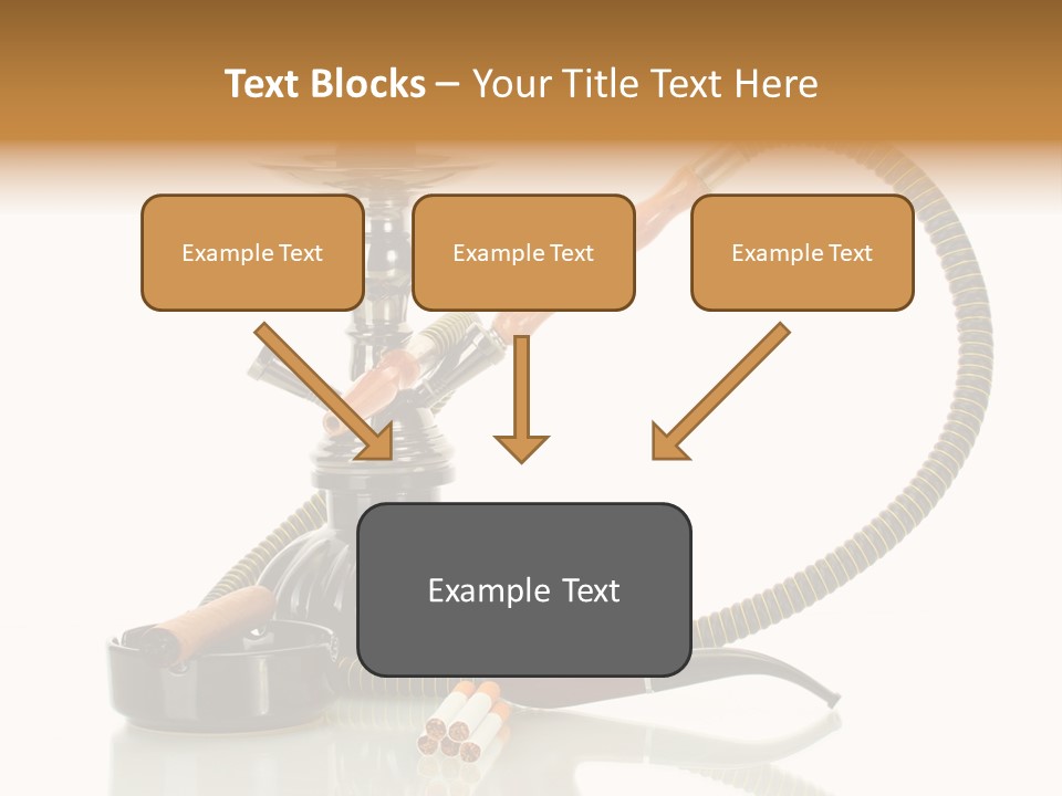 Silver Tube Dependence PowerPoint Template