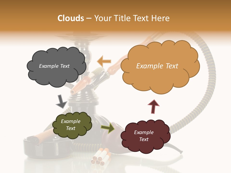 Silver Tube Dependence PowerPoint Template