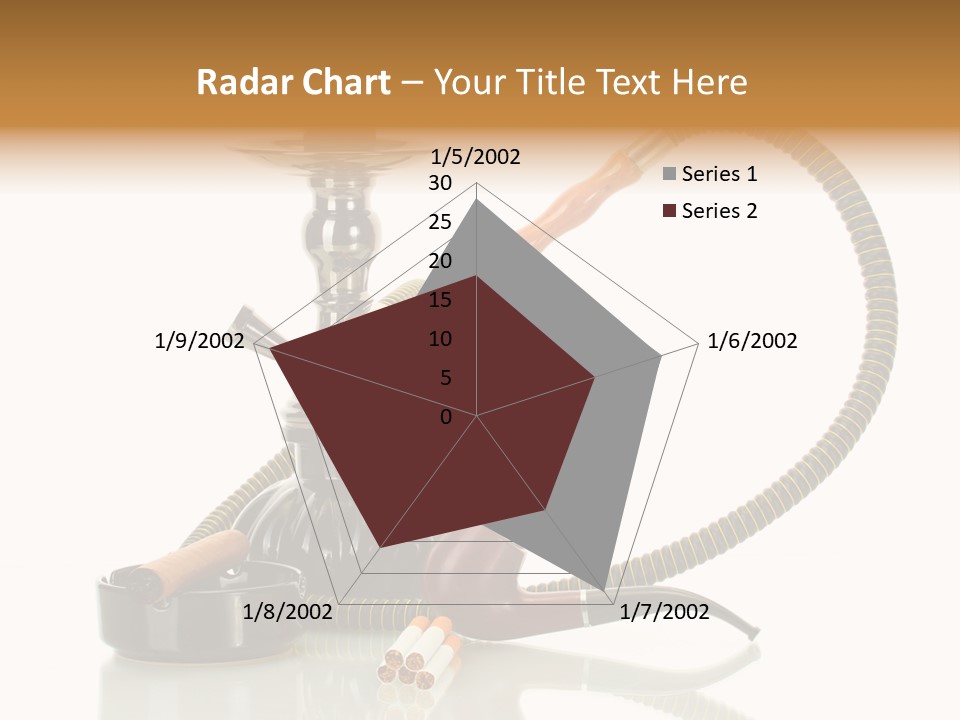 Silver Tube Dependence PowerPoint Template