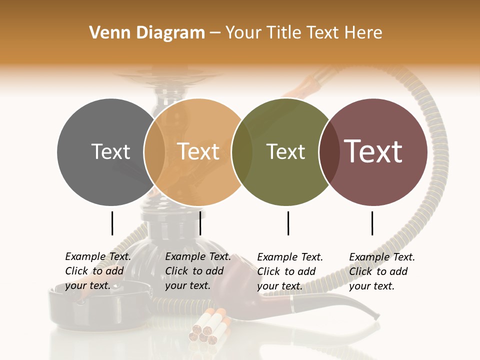 Silver Tube Dependence PowerPoint Template
