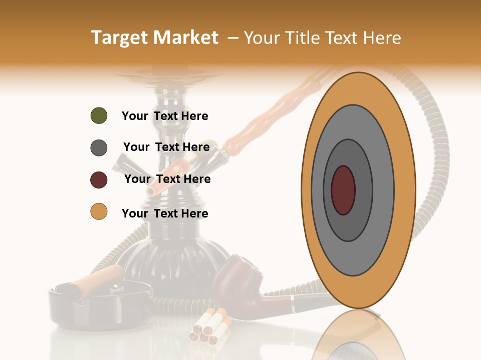 Silver Tube Dependence PowerPoint Template