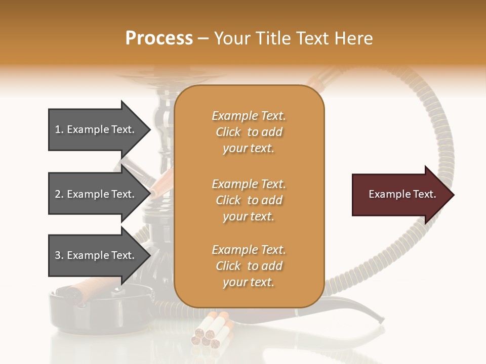Silver Tube Dependence PowerPoint Template