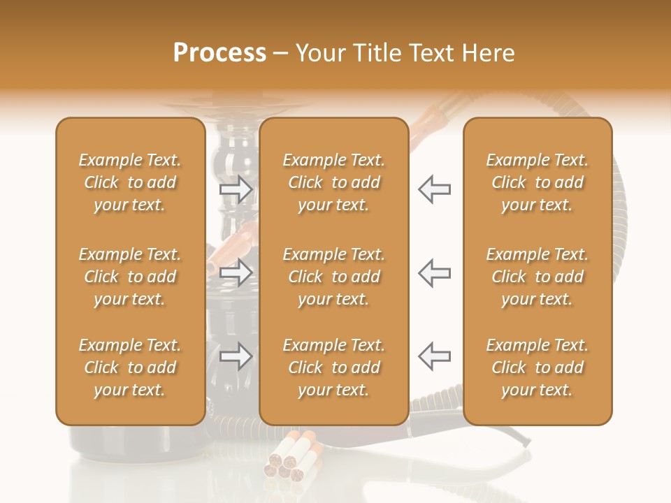 Silver Tube Dependence PowerPoint Template