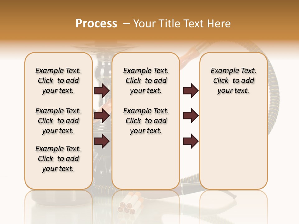 Silver Tube Dependence PowerPoint Template