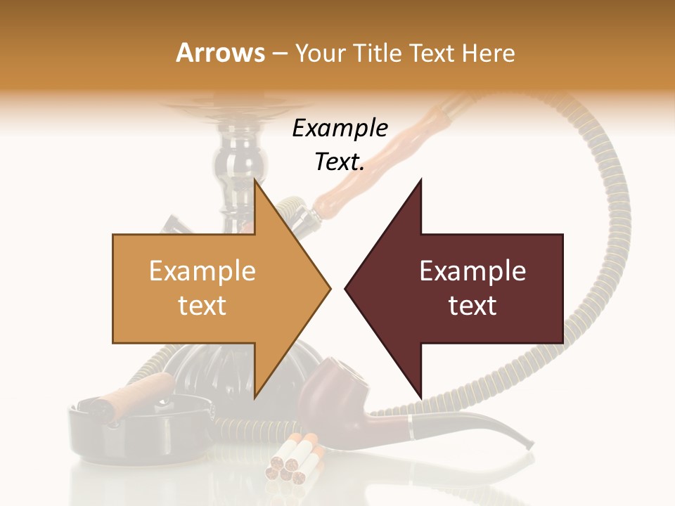 Silver Tube Dependence PowerPoint Template