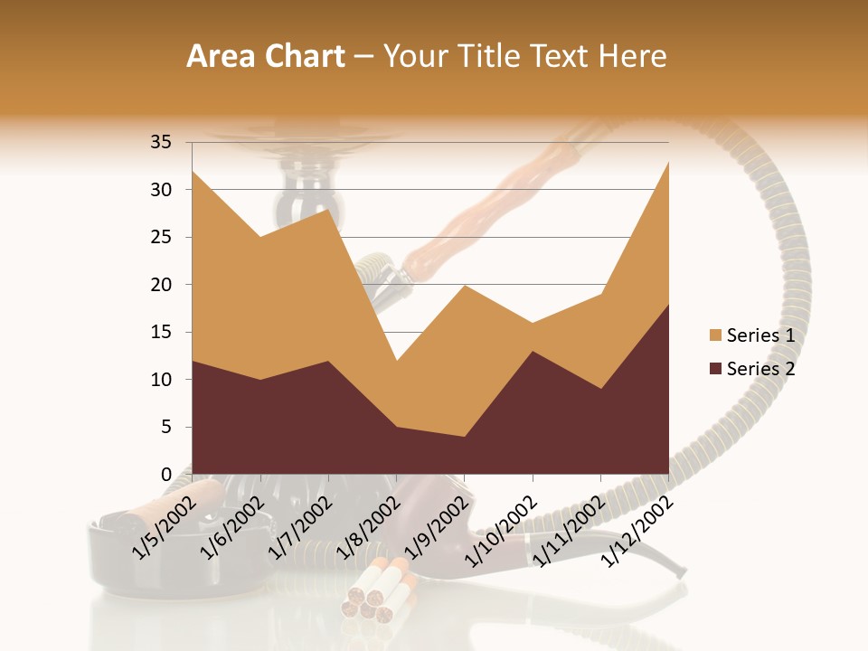 Silver Tube Dependence PowerPoint Template
