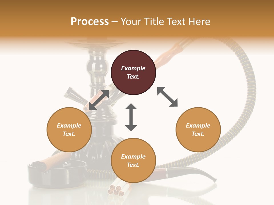 Silver Tube Dependence PowerPoint Template