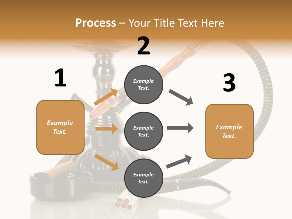 Silver Tube Dependence PowerPoint Template