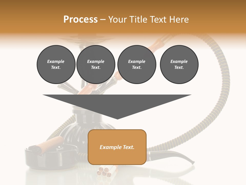 Silver Tube Dependence PowerPoint Template
