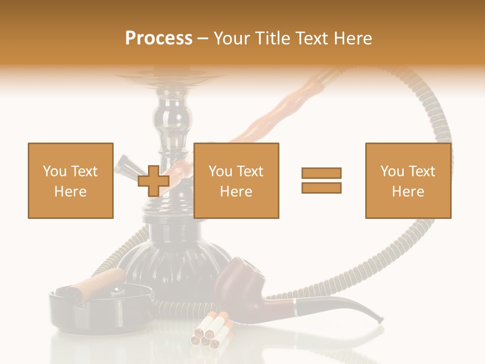 Silver Tube Dependence PowerPoint Template