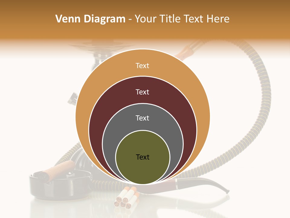Silver Tube Dependence PowerPoint Template