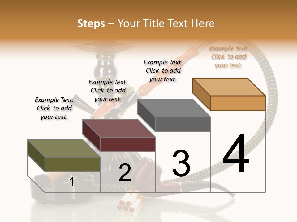 Silver Tube Dependence PowerPoint Template
