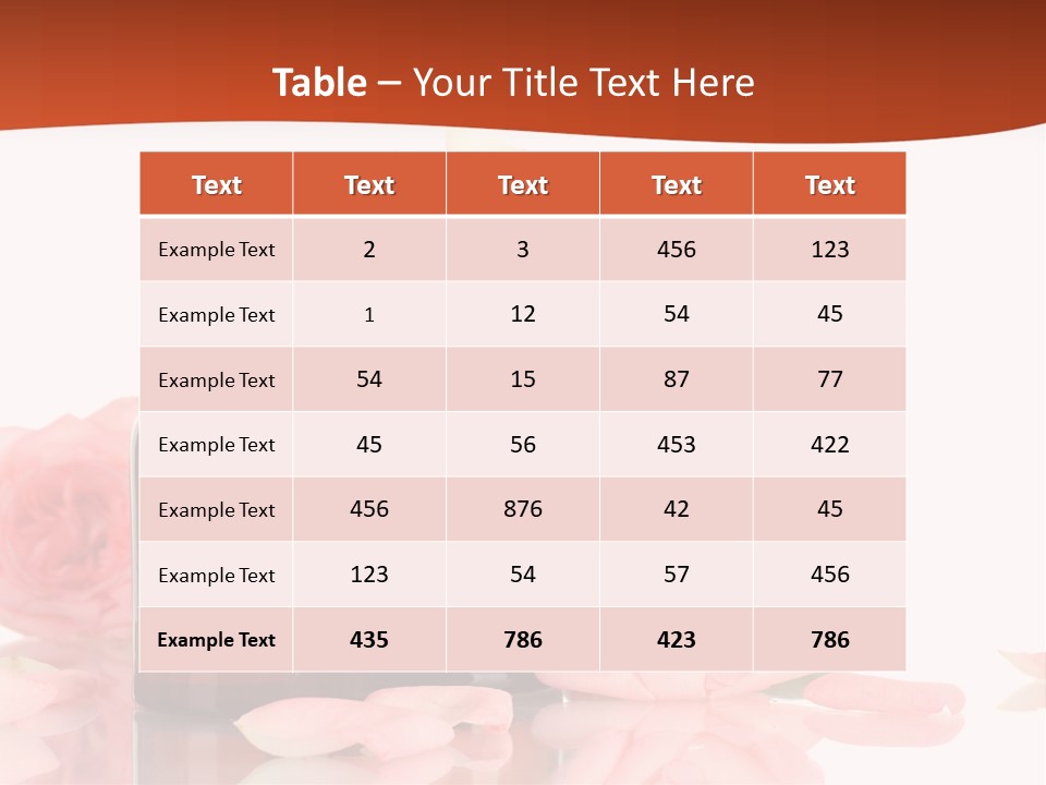 Essence Treatment Alternative PowerPoint Template