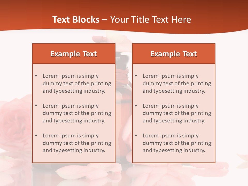 Essence Treatment Alternative PowerPoint Template