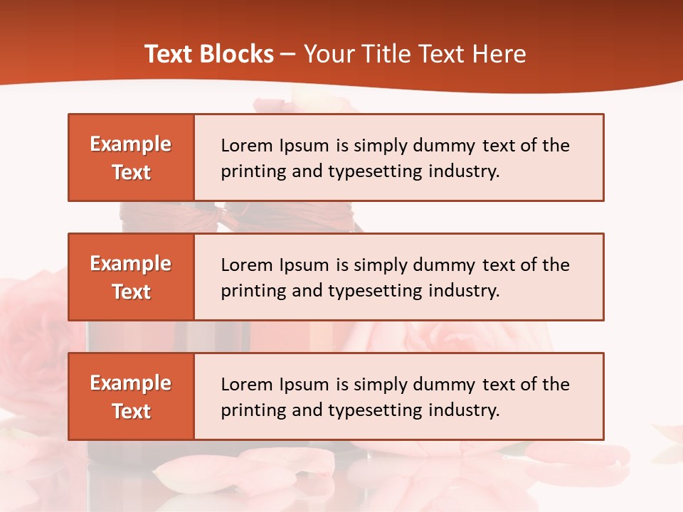 Essence Treatment Alternative PowerPoint Template