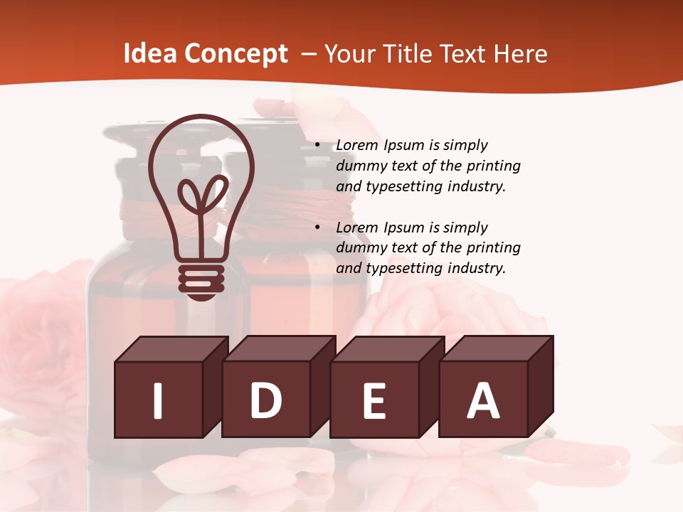 Essence Treatment Alternative PowerPoint Template