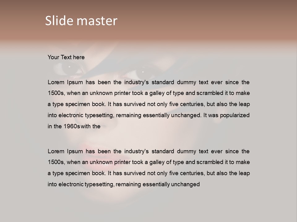 Skincare Pattern Beautiful PowerPoint Template