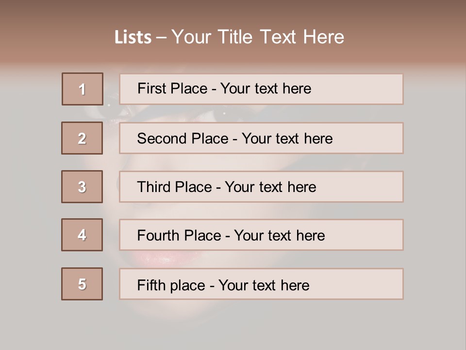 Skincare Pattern Beautiful PowerPoint Template